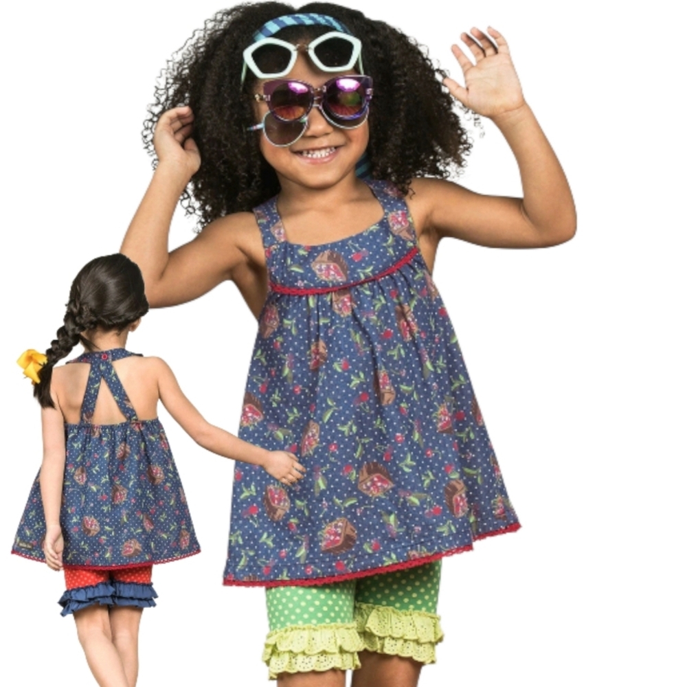 New! Matilda Jane Sz 4 Getaway Tunic Tank Top